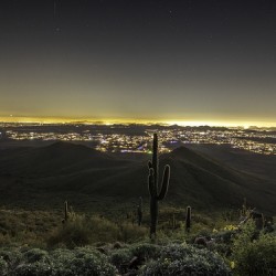Phoenix Lights from Apache Peak