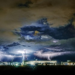 Taiwan Superconducting Microchip Factory Storm