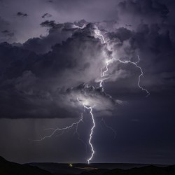 Electric Veil Over Table Mesa