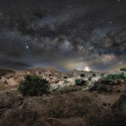 Fumaroles Beneath the Stars