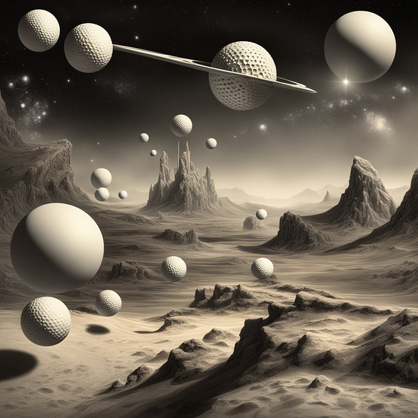 Lost Golf Balls Print