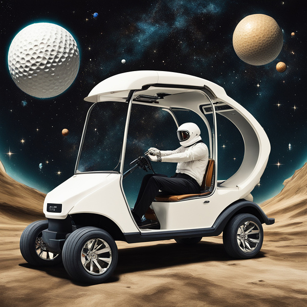 Intergalactic Golf Course Print