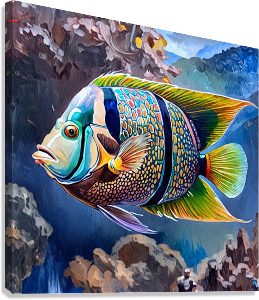 Angel Fish Canvas Print