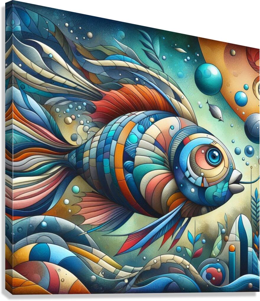 Rainbow Fish Canvas Print