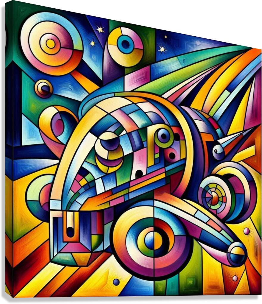 Space Clutter Canvas Print