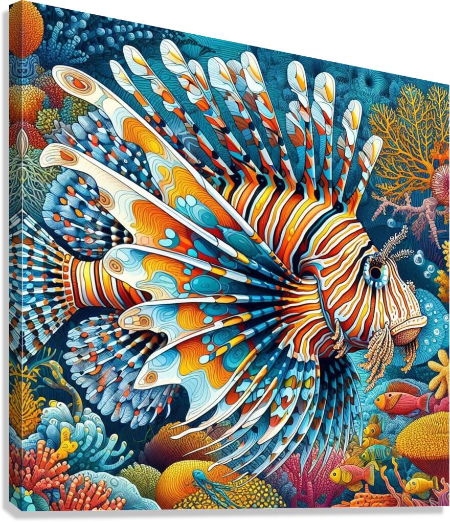 Lion Fish Canvas Print