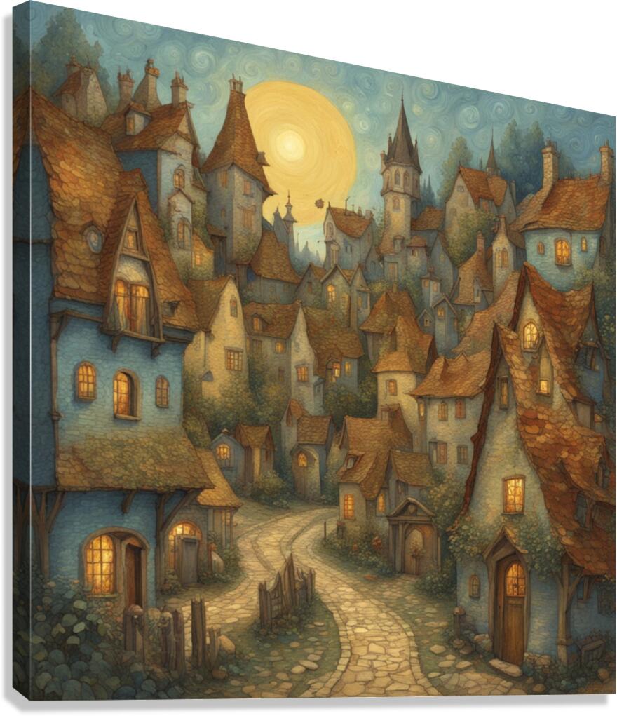 Pleasant Town Canvas Print