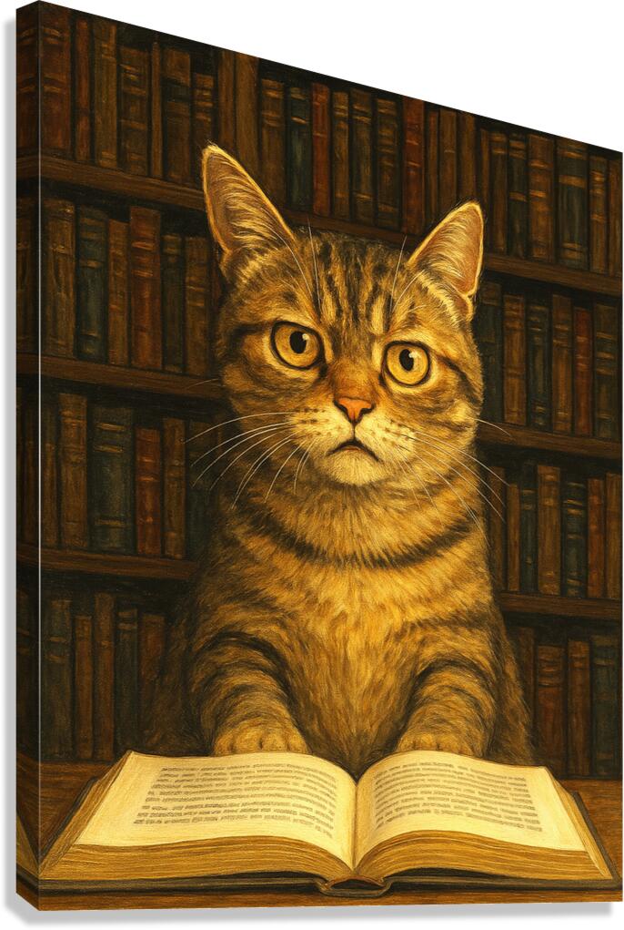 Curious Cat Canvas Print