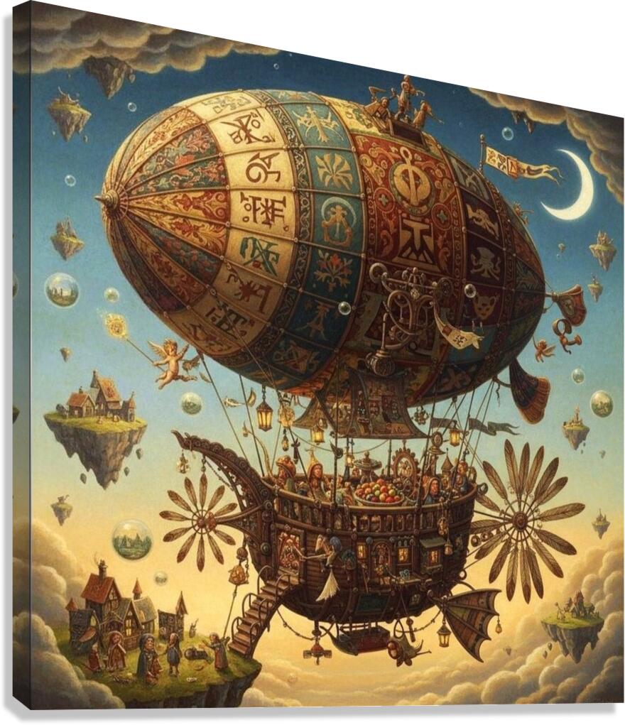 All Aboard Canvas Print