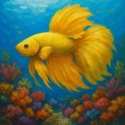Gold Dragon Betta