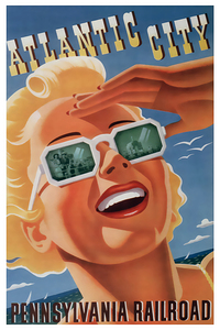 ATLANTIC CITY TRAVEL POSTER