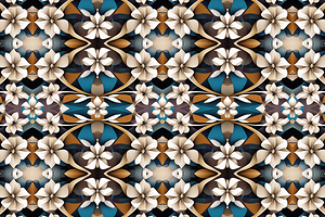 CUBIST STYLE SEAMLESS PATTERN