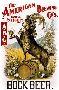 VINTAGE BEER ADVERTISING POSTER
