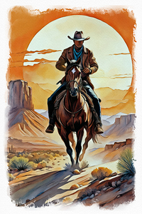 RIDING IN THE DESERT