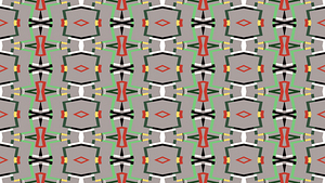 SEAMLESS GEOMETRIC PATTERN WITH ETHNIC MOTIF 2