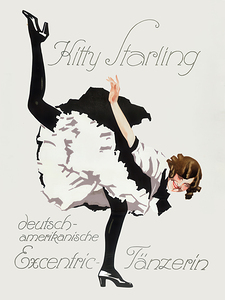 VINTAGE POSTER OF DANCER KETTY STARLING