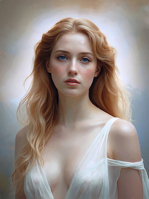 MODERN ANTIQUE OIL PAINTING 23