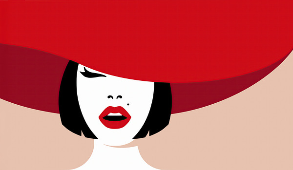 THE RED HAT Print