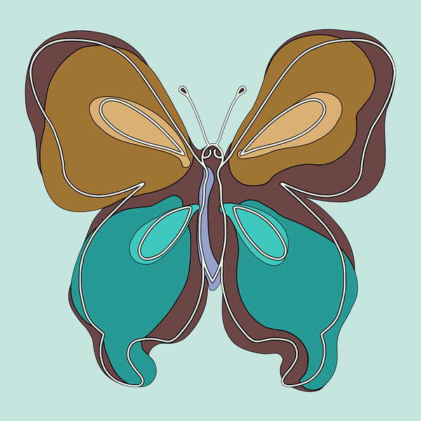 POP ART BUTTERFLY Print