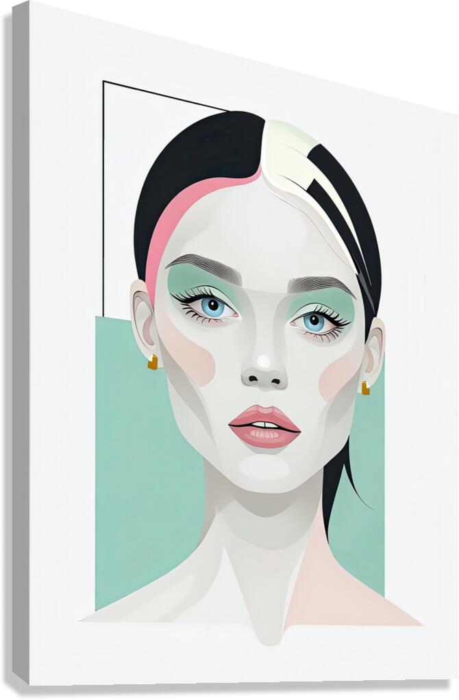 THE CHARM OF MAKE UP Canvas Print