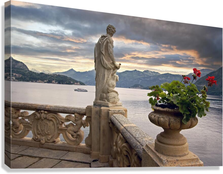 BALCONY ON THE LAKE Canvas Print
