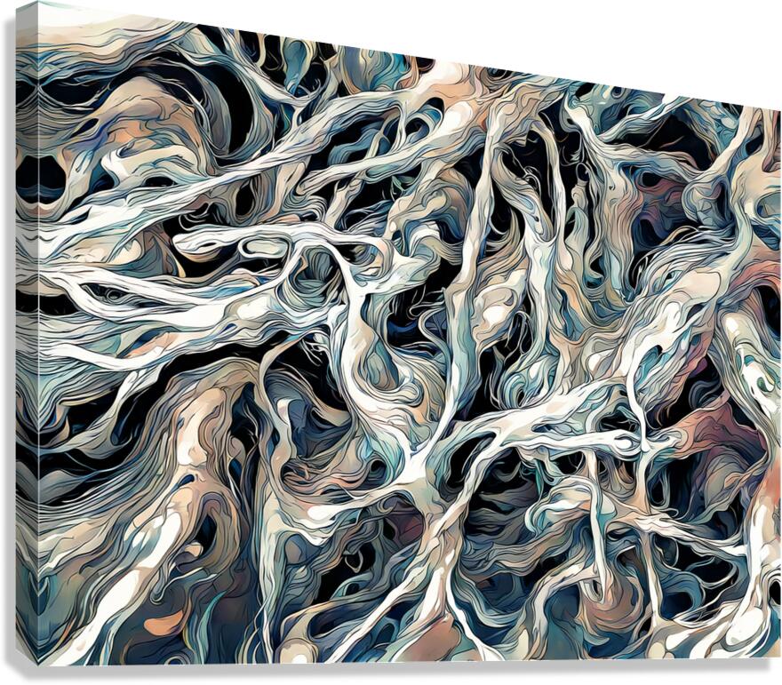 TWISTED FLUID Canvas Print