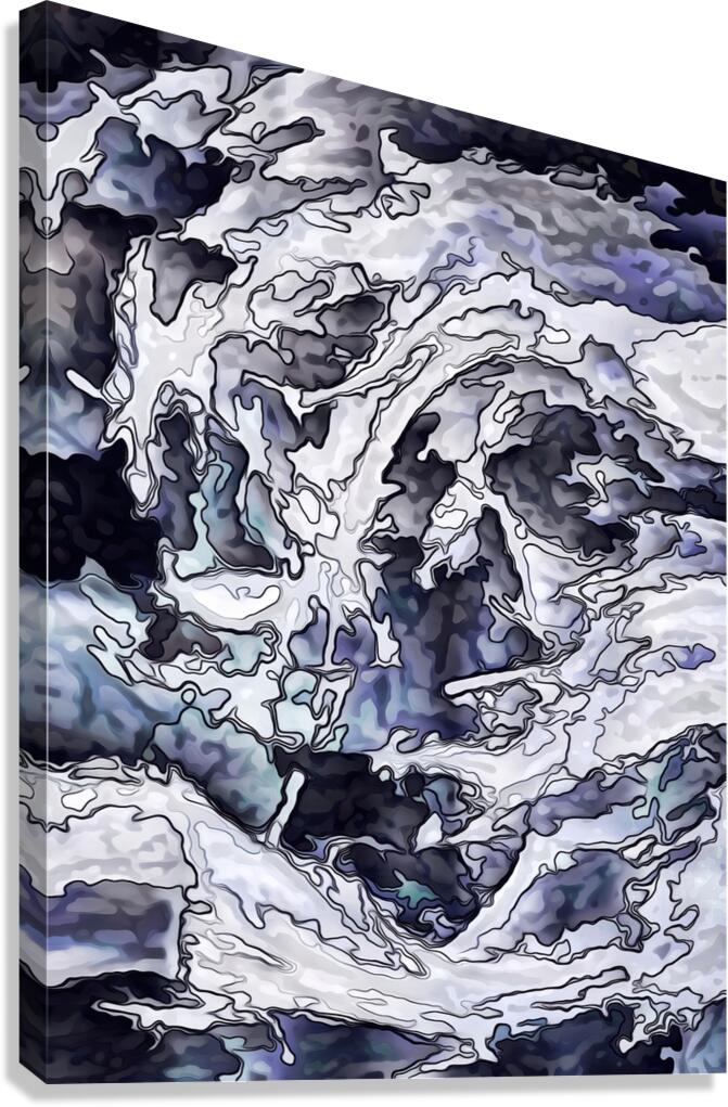 TSUNAMI WAVE Canvas Print