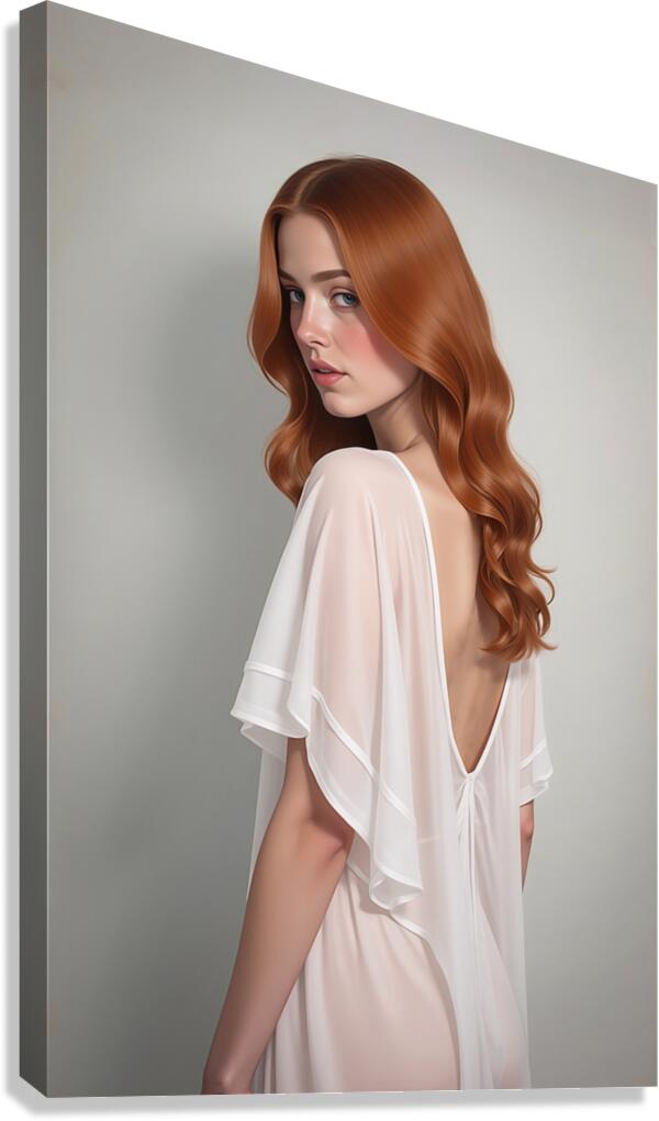 SEDUCTIVE GAZE Canvas Print