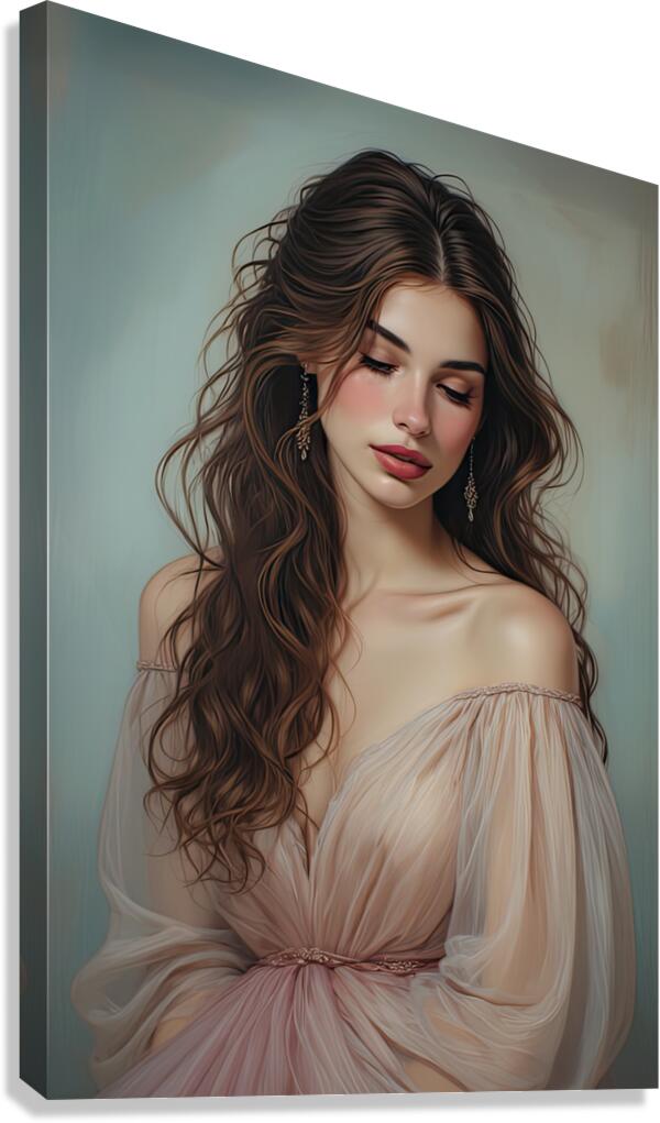 SEDUCTIVE PORTRAIT Canvas Print