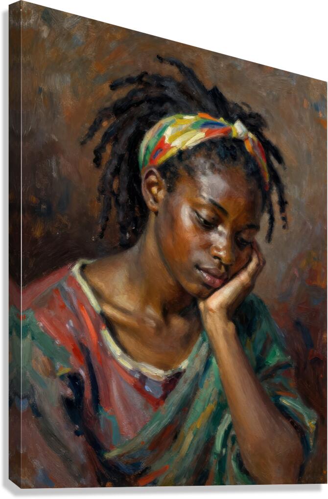 SAD THOUGHS Canvas Print