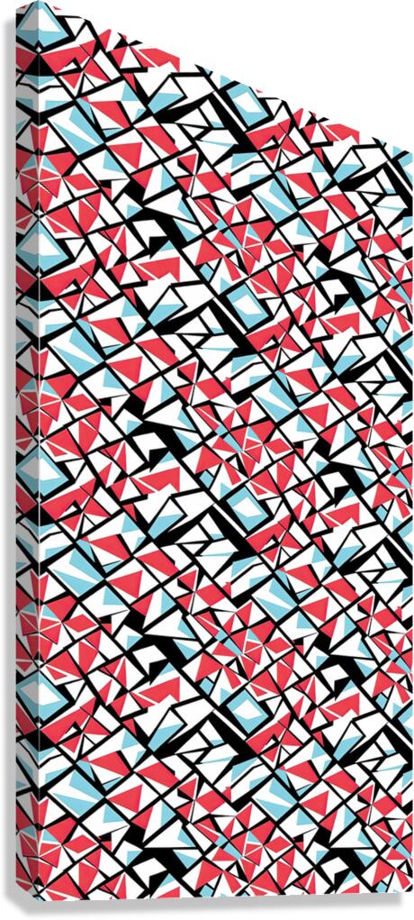 SEAMLESS ABSTRACT VERTICAL PATTERN  Canvas Print