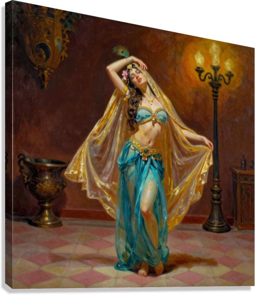 BELLY DANCING Canvas Print