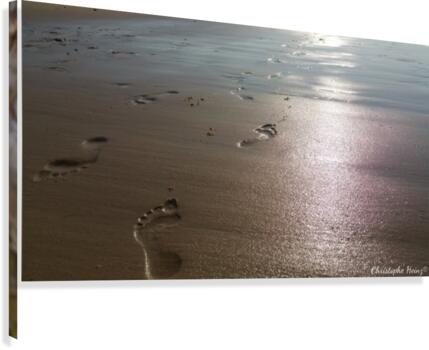 trace de pas Canvas Print