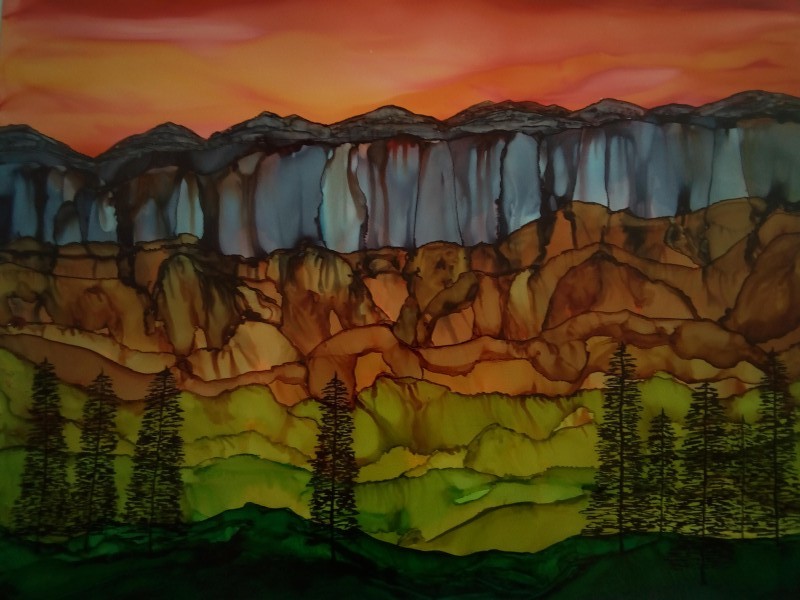 Weeping Cliffs by Michelle Erickson