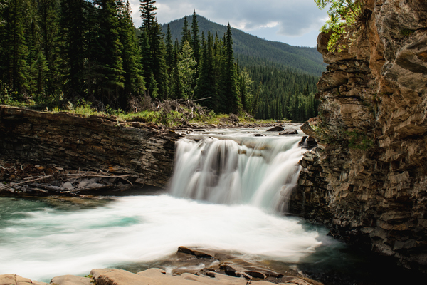 Sheep River Waterfall Print