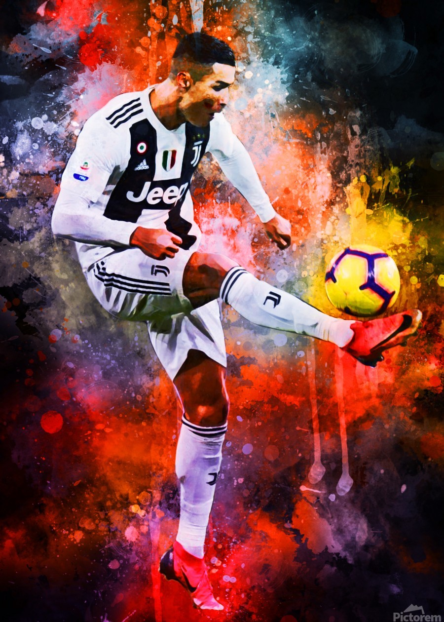 Cristiano Ronaldo by Coolbits Artworks Wall Art