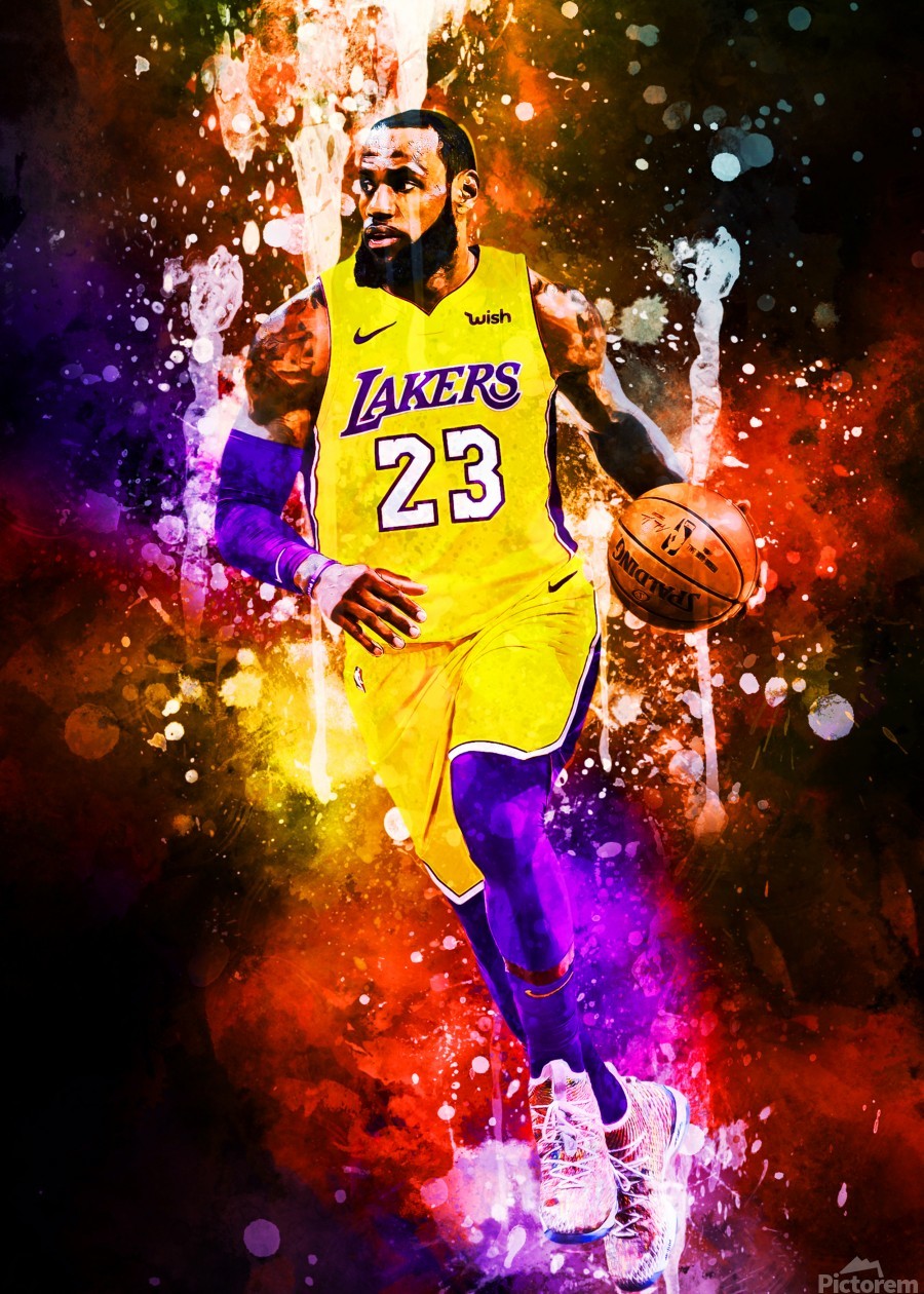 Lebron James by Coolbits Artworks Wall Art