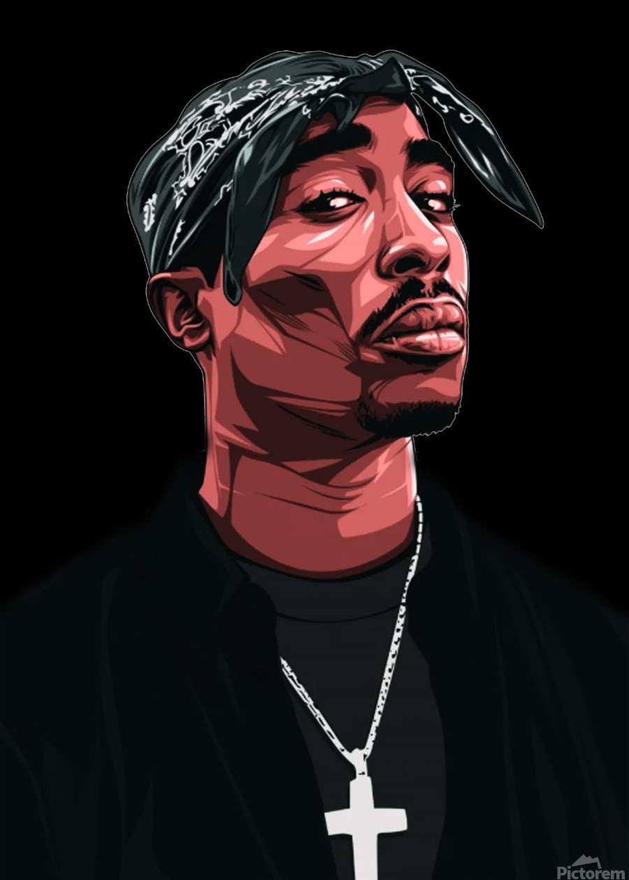 絵画 2pac Vakseen-