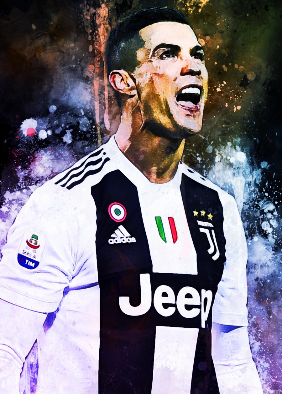 Cristiano Ronaldo by Coolbits Artworks Wall Art