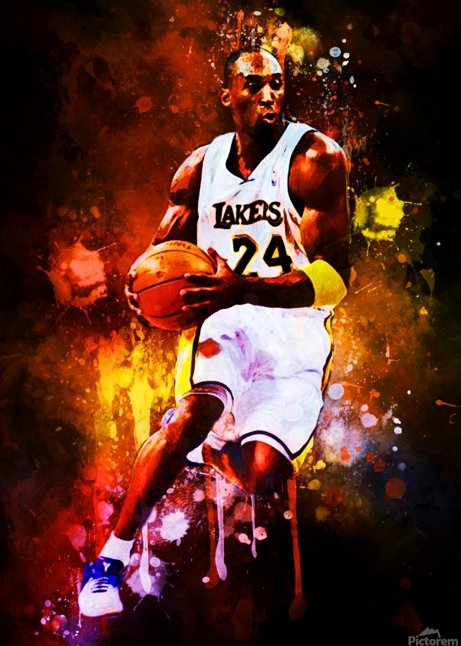 Kobe Bryant by Coolbits Artworks Wall Art