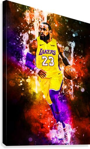 Lebron James Canvas Print
