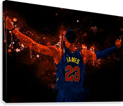 Lebron James Canvas Print