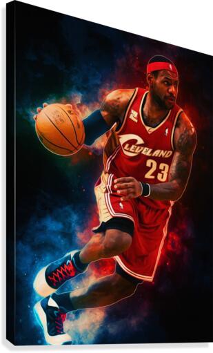 Lebron James Canvas Print