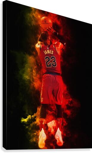 Lebron James Canvas Print