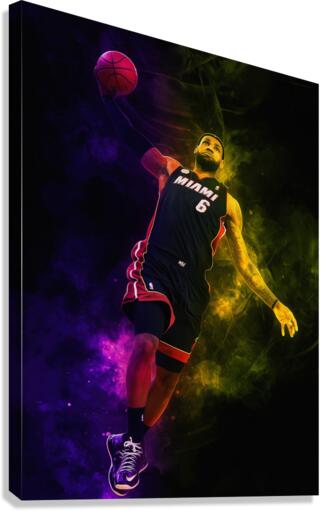 Lebron James Canvas Print
