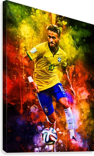 Neymar Jr by Coolbits Artworks Wall Art