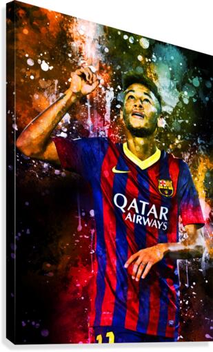 Neymar Jr Canvas Print