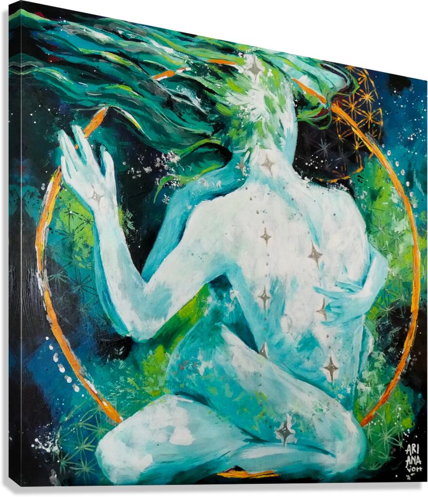 Lovers Canvas Print