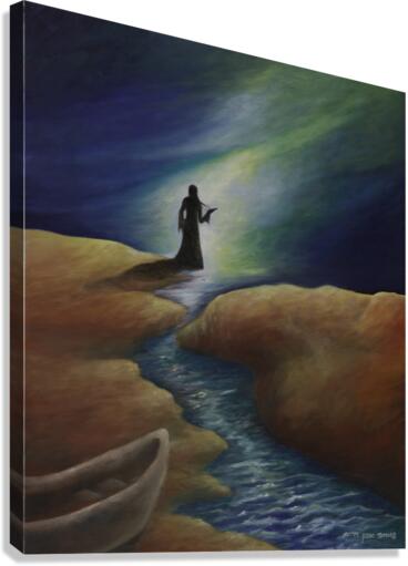 Beyond here Canvas Print