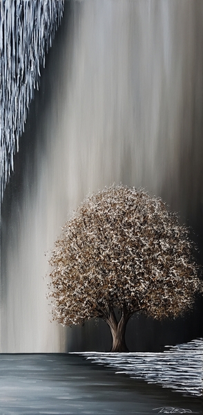 Croyance technique mixte 36 x 18 Print